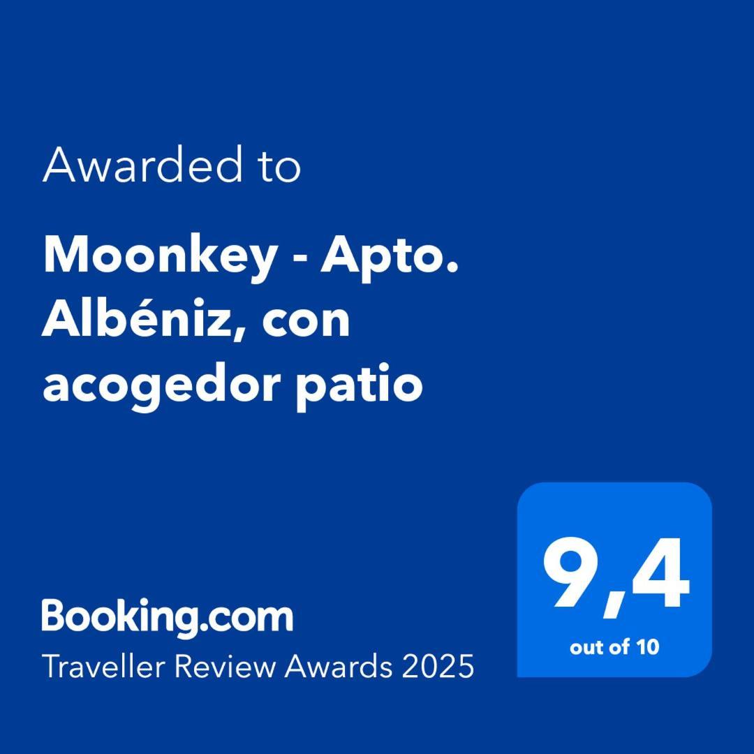 Moonkey - Apto. Albeniz, Con Acogedor Patio Alicante Eksteriør billede